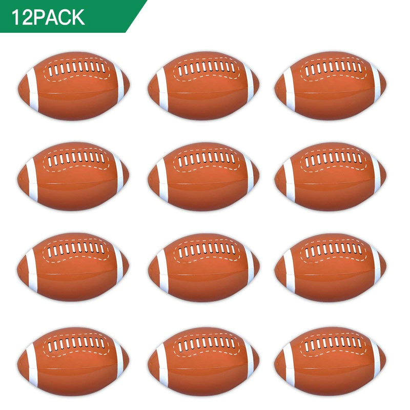 [AUSTRALIA] - Novelty Place Giant Inflatable Football Set for Kids & Adults, 16 Inches (Pack of 12) 