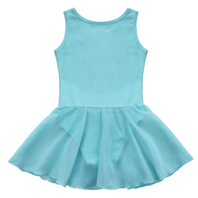 [AUSTRALIA] - iiniim Kids Girls Princess Leotard Ballet Dance Tutu Dress Cosplay Party Fancy Costume Blue 5 / 6 