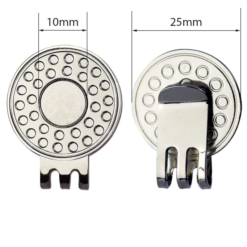 GOLTERS Golf Ball Markers with Hat Clips Value Sets for Men Women Golfer, Removable Attaches Easily to Golf Cap Premium Gifts Brid and Cart - BeesActive Australia