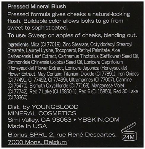 Youngblood Pressed Mineral Blush, Blossom, 3 Gram - BeesActive Australia