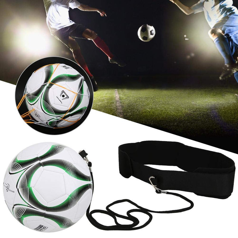 Football Trainer,Regail PU Practical Kit Soccer Football Kick Throw Trainer Solo Practice Aid Training Equipment Adjustable Waist Belt for Students Children green - BeesActive Australia