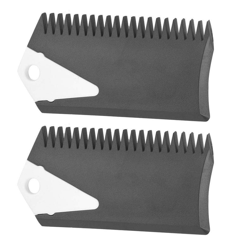 Keenso Surfboard Wax Comb,2PCS/Set PVC Surfboard Comb and Scraper Surfboard Surfing Wax Comb Remover for Surfing Board Skateboard - BeesActive Australia