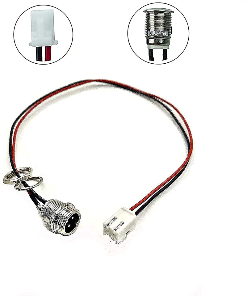 FEC tech GLDYTIMES Hoverboard Charging Port (2 Pin) Replacement for Hover-1 swagtron TOMOLOO Segway Smart Self-Balancing Electric Scooter etc. 3 Prong 2 Wires 2 Buckle - BeesActive Australia