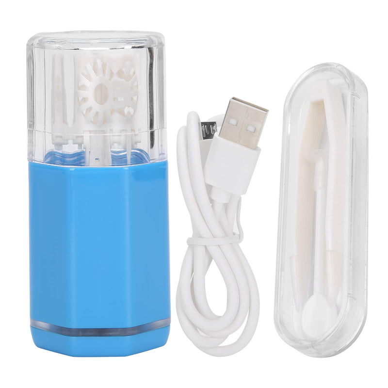 Contact Lens Washer, Ultrasonic Automatic Contact Lens Cleaner, Portable Contact Lenses Cleaning Tools(Blue) Blue - BeesActive Australia