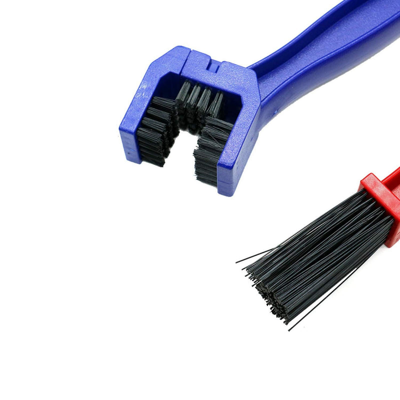 WEFOO Bike or Motorcycle Chain Washer, Cleaning Brush 2 Pcs (Color, Blue and Red) - BeesActive Australia