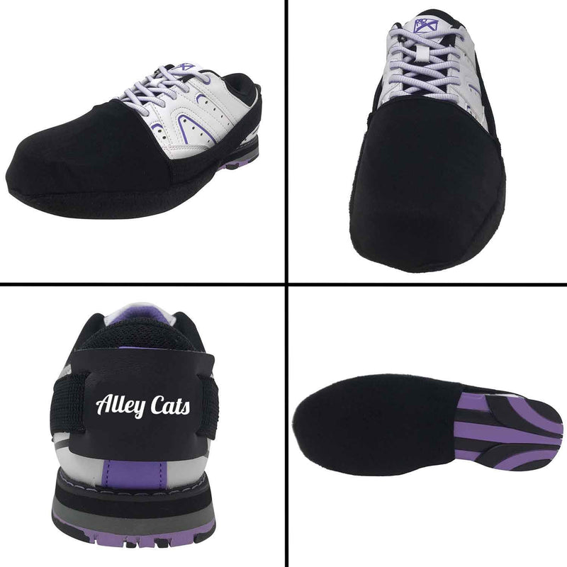 Alley Cats Bowling & Dancing Shoe Sliders 2 Pack / 1 Pair of Adjustable Sole Slide Covers | One Size Fits Most Men & Women | Elastic Band Creates Size Adaptations | Perfect Bowler Accessories - BeesActive Australia