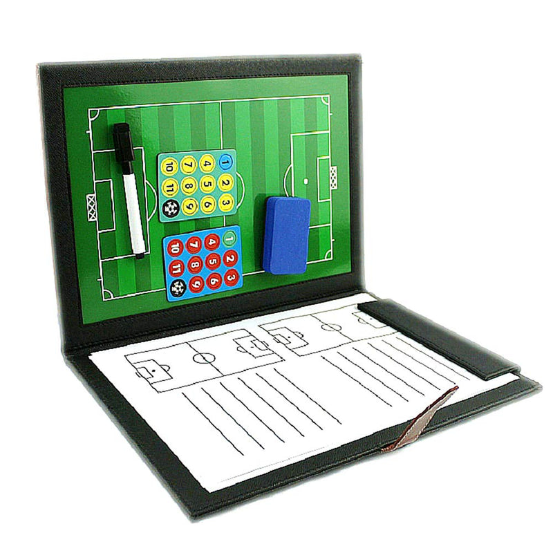 Joyeee Foldable Soccer Coaching Board, with Magnetic Dry Erase, Marker, Magnetic Chess Pieces, Football Coaching Accessories, Soccer Training Equipment for Youth, Soccer Stuff Accessories #14 - BeesActive Australia
