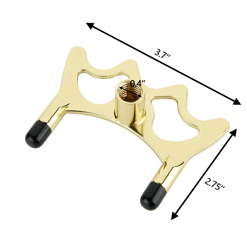 Cosmos Brass Coated Metal Bridge Head Billiard Pool Cue Bridge Head Accessory Snooker Cue Rests - BeesActive Australia