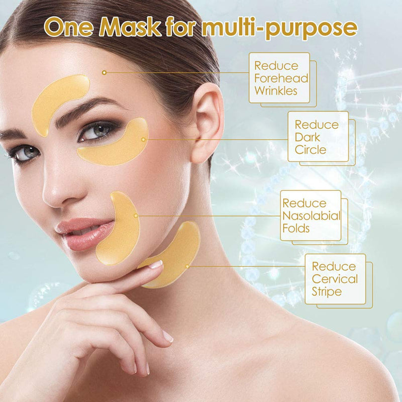 Under Eye Masks, Collagen Under Eye Patches for Dark Circles Puffy Eyes & Bags, Anti Aging Eye Pads Skincare Hydrating - 30 Pairs 30 Pair (Pack of 1) - BeesActive Australia