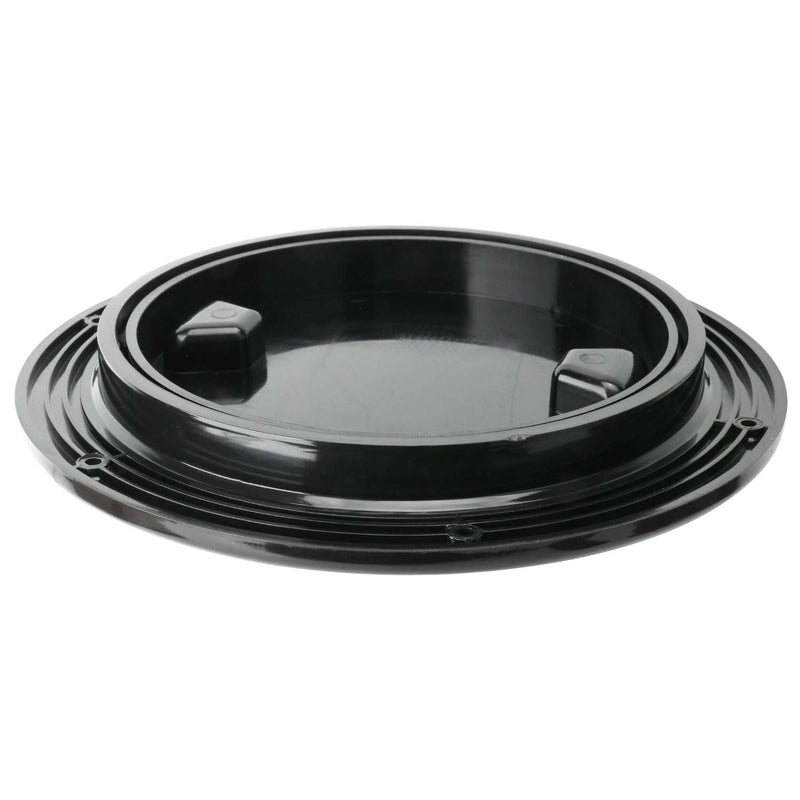 Amarine Made 2 Pack of Boat Round Non Slip Inspection Hatch,Detachable Cover and Pre-drilled Holes in Deck Plate Easily to Install 6" Black - BeesActive Australia
