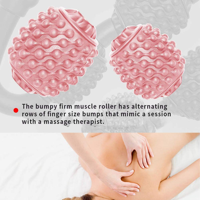 EOFOJP Muscle Roller Trigger Point Muscle Roller for Leg Calves Arms Tennis Elbow Golfer Elbow Foam Roller Deep Massage Tool for Relieve Muscle Soreness Stiffness, Tight Muscles - BeesActive Australia