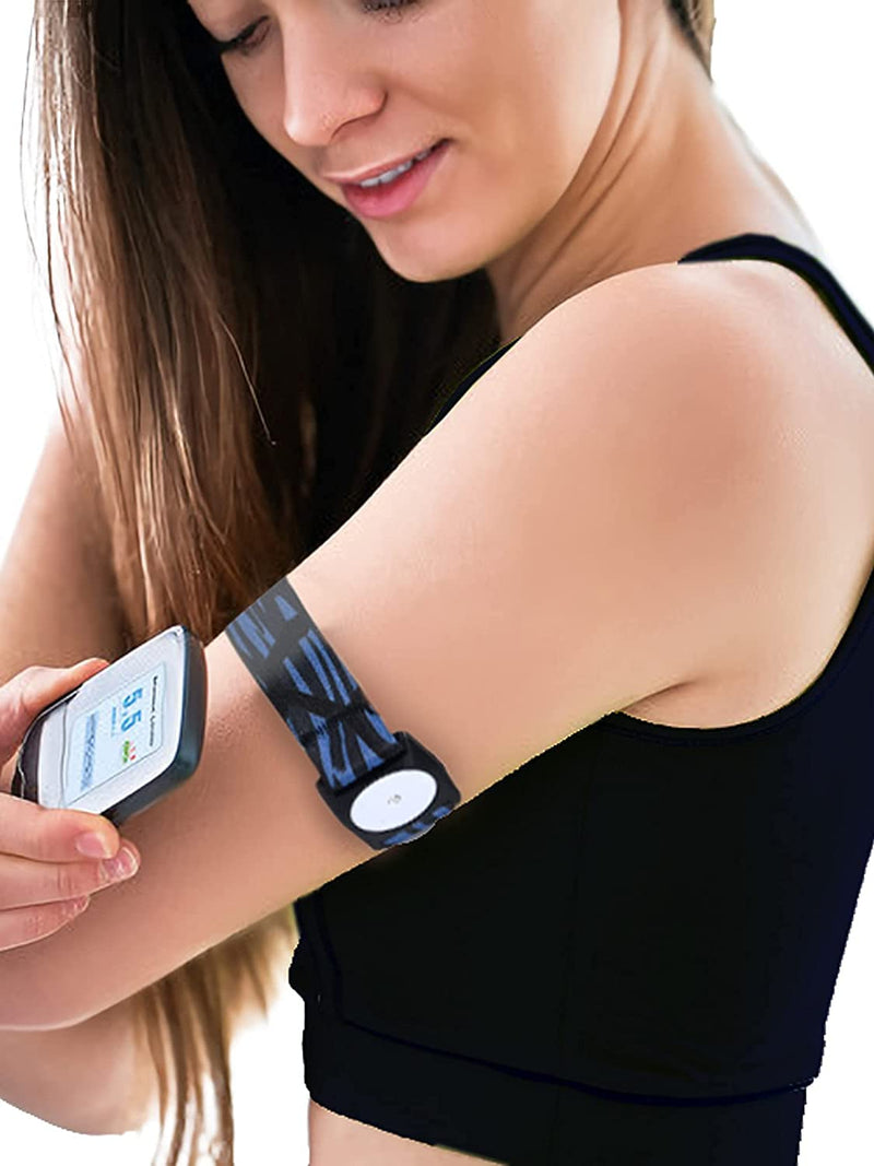 Dia-Style - Elastic Armband for Freestyle Libre 1 & 2 CGM (S (23-29 cm)) S (23-29 cm) - BeesActive Australia