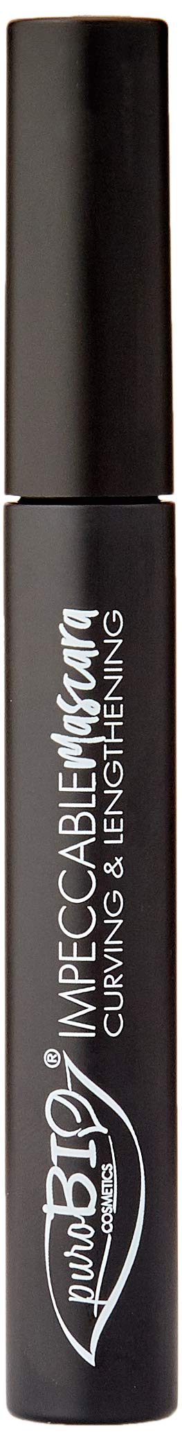 PuroBIO Certified Organic Impeccable Restructuring Black Mascara-Curling and Lengthening.With Bamboo Extract, Kaolin, Rhamnose, Rhodiola Rosea and Vitamin E. Sensitive Eyes. Vegan. Nickel Tested. - BeesActive Australia