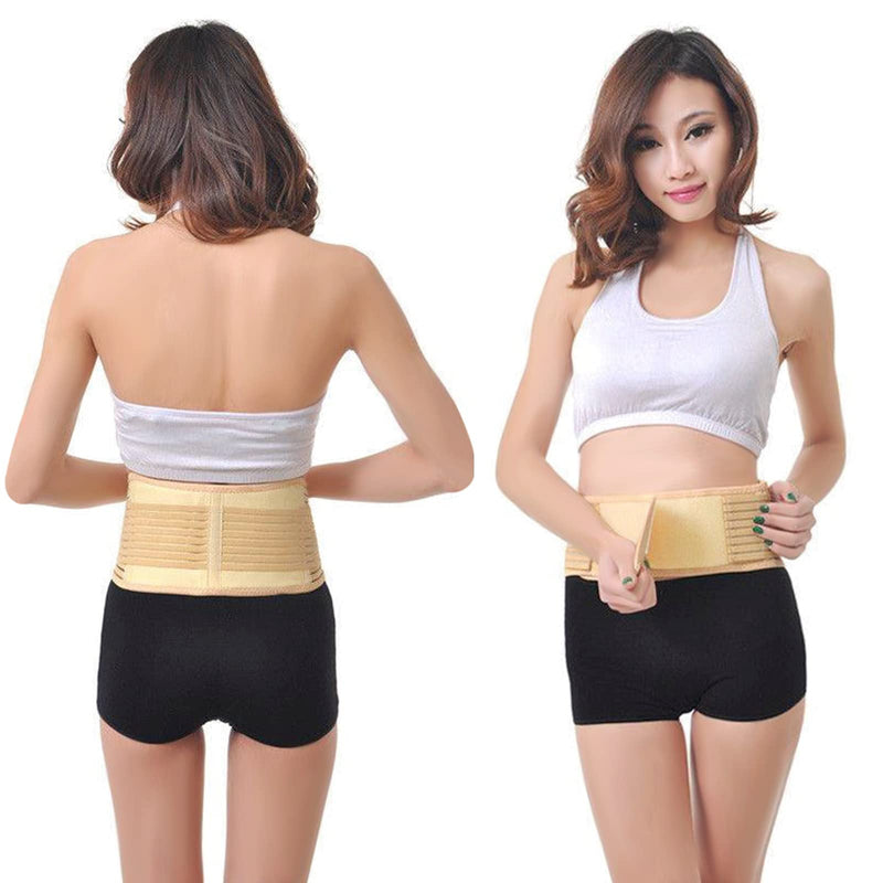 Men Women Back Brace Thermal Waist Belt Lumbar Lower Back Support Compression with Adjustable Strap for Sciatica,Herniated Disc,Scoliosis Back Pain Relief,Abdominal Stomach Kidney Warmer Protector XL - BeesActive Australia