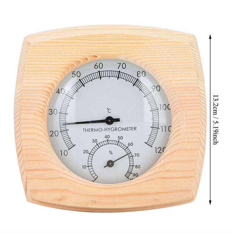 Greensen Sauna Thermometer Metal Dial Digital Sauna Thermometer and Hydrometer Thermometer Hygrometer Hygro-thermometer Sauna Room Accessory - BeesActive Australia