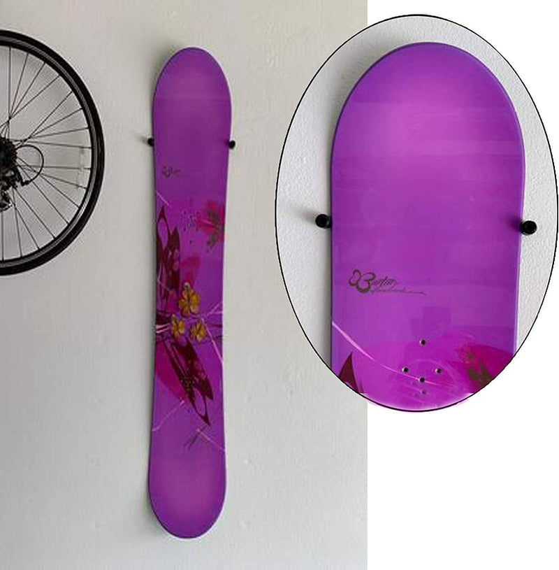 Ski/ Snowboard Storage Rack, Snowboard Display Rack, Wall Mount Storage Organizers, Floating Hanger Rack - Invisible Design - Hold 2 Snowboard - Screws and washer Included - Protect Snow Board - BeesActive Australia