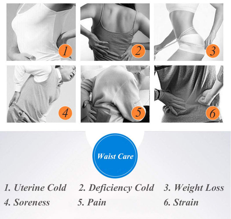 Thermal Lumbar Support Cashmere Knit Stomach Kidney Warmer Abdominal Binder Lower Back Belt Brace Waist Trimmer Band Elastic Back Stomach Kidney Protector Postpartum Belly Wrap Warming Kidney Recover L Black - BeesActive Australia
