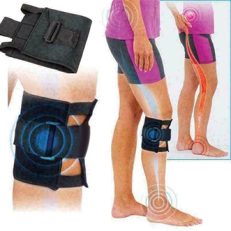 ongol Instant Sciatica Relief Knee Brace, Compression Knee Sleeve with Magnetic, Knee Support Bandage for Pain Relief, Plus Acupressure System For Instant Relief from Sciatic Nerve Pain (1 ITEM) 1 item - BeesActive Australia