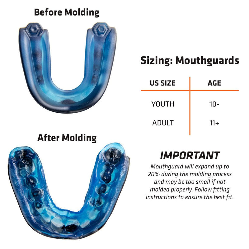 Shock Doctor Gel Max Mouth Guard, Sports Mouthguard for Football, Lacrosse, Hockey, Basketball, Flavored mouth guard, Youth & Adult BUBBLEGUM - BeesActive Australia