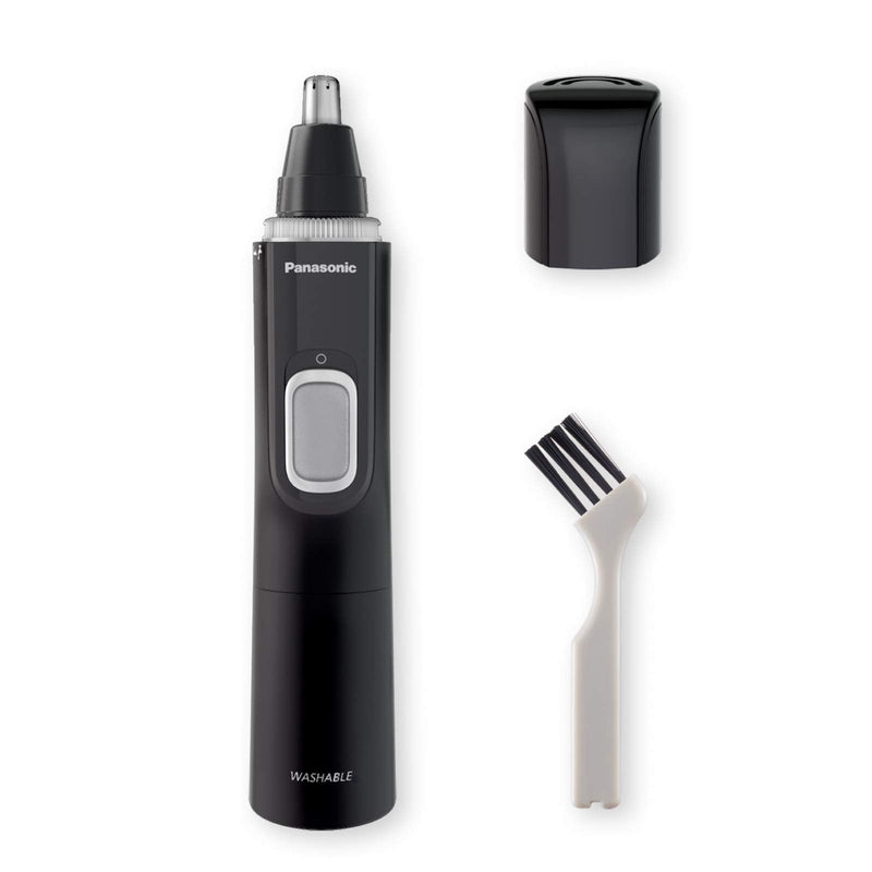 Panasonic Er-Gn300K503 Wet & Dry Nose Ear Brow Trimmer, Black, 3.8 x 3.4 x 16.4 cm - BeesActive Australia
