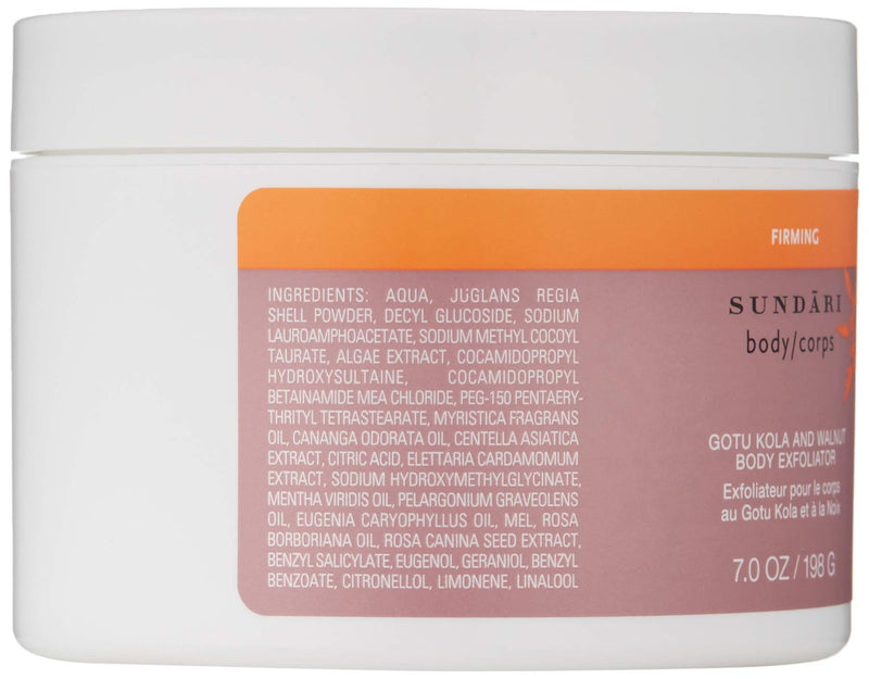 SUNDÃRI Gotu Kola and Walnut Body Exfoliator - BeesActive Australia