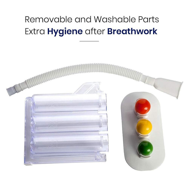 Bosky Deep Breathing Exerciser | Breath Measurement System ~ Lung Exerciser Washable & Hygienic - BeesActive Australia