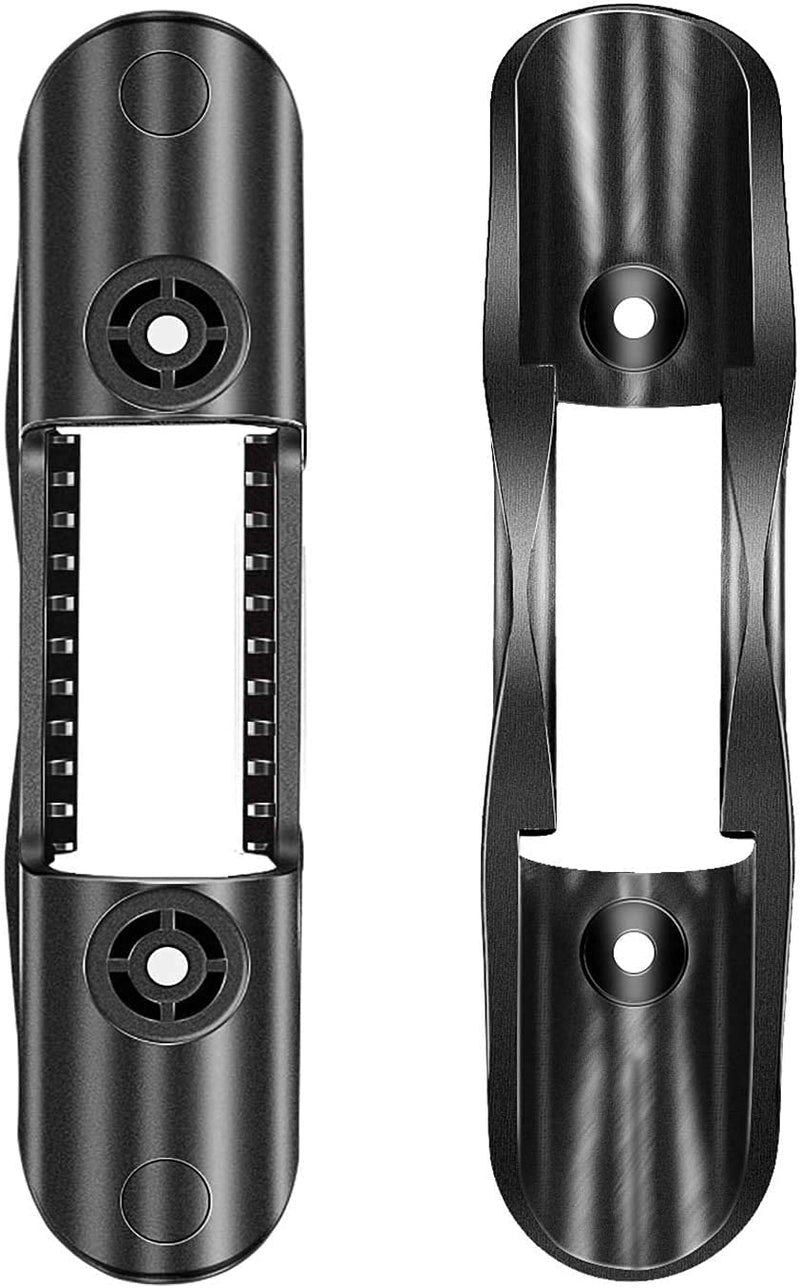 Housedeco Kayak Paddle Holder Clips(Including Screws),Deck Mounted Universal Kayak Paddle Clip & Fishing Net Clip 2Pcs Black - BeesActive Australia
