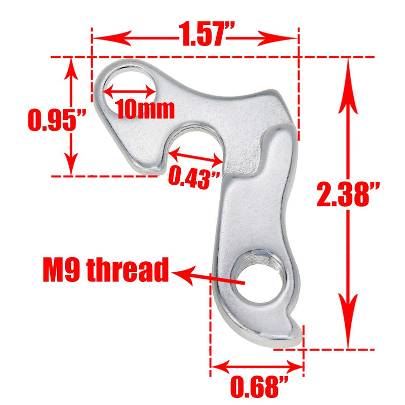 AUTUT 2 Pcs Universal Derailleur Hanger for Cyclocross Bike, Hybrid Bike, Mountain Bike, Road Racing Bike - BeesActive Australia