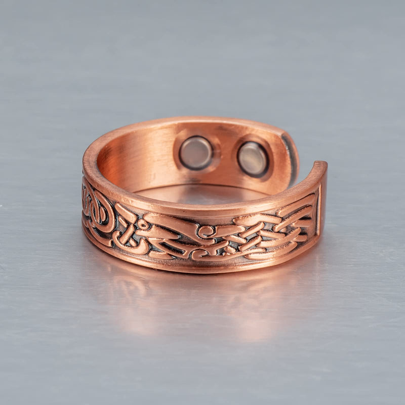 (CPR-0915) Pure Copper Magnetic Rings for Women, Magnetic Rings, Birthday Day Gift for Mom, Wife, Daughter, Women’s Day Gift - BeesActive Australia