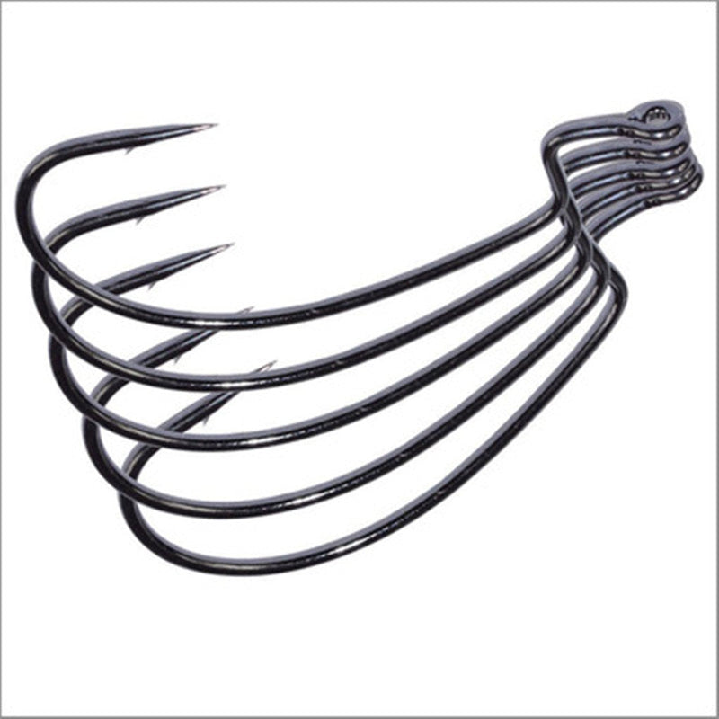 Toasis Fishing EWG Offset Soft Lure Worm Hook Assorted Sizes Pack of 50 4/0 - BeesActive Australia
