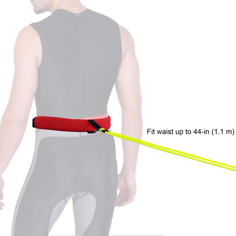 YYST Swim Bungee Training Belt Swim Resistance Belt Swim Exerciser Belt Swim Tether (One Waist Belt, One Bungee Cord, One Loop), with YYST Storage Mesh Bag - BeesActive Australia