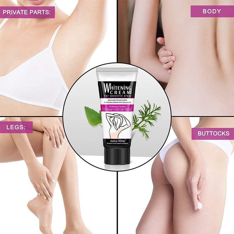 2 Pcs Dark Spot Remоver Cream for Intimate Areas - Armpit Body Cream for Skin - Dark Spot Remover for Intimate Part (2 pcs) - BeesActive Australia