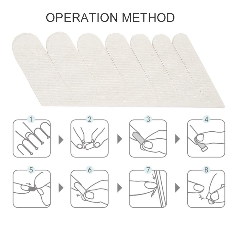 Nail Wrap - Adhesive Silk Nail Protector Stickers Clear Nail Patch UV Gel Nail Tool - BeesActive Australia