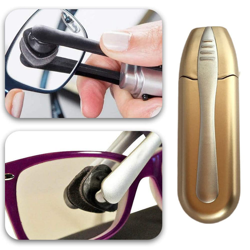 3 Pcs Eyeglass Cleaners Portable Glasses Lens Cleaners Multifunctional Spectacles Cleaner Brushes for Glasses Spectacles Sunglasses Reading Glasses - BeesActive Australia