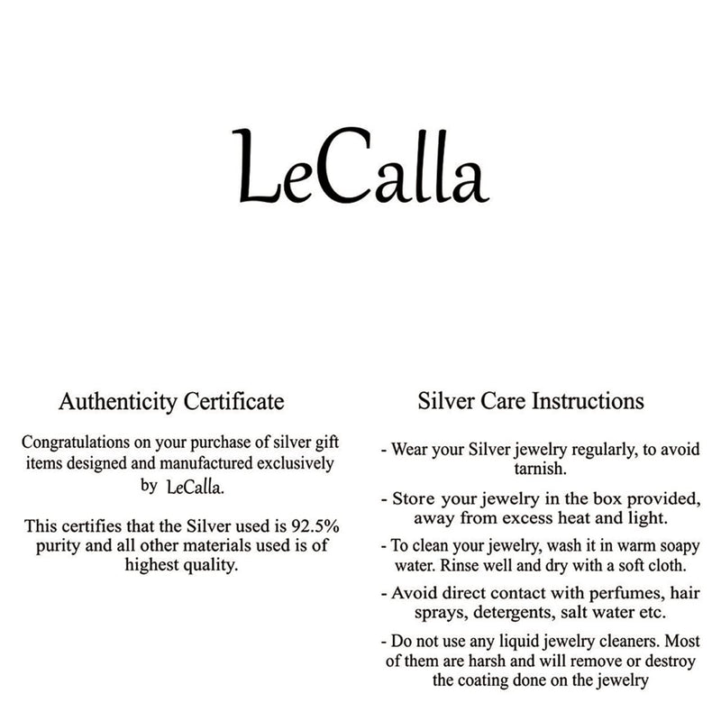 LeCalla Rhodium Plated Sterling Silver 2 MM, 3 MM Rope Chain Necklace for Women and Men (18, 20, 22, 24, 26 Inches) 925 Sterling Silver Chain Made in Italy with Lobster-Clasp 20.0 Inches - BeesActive Australia