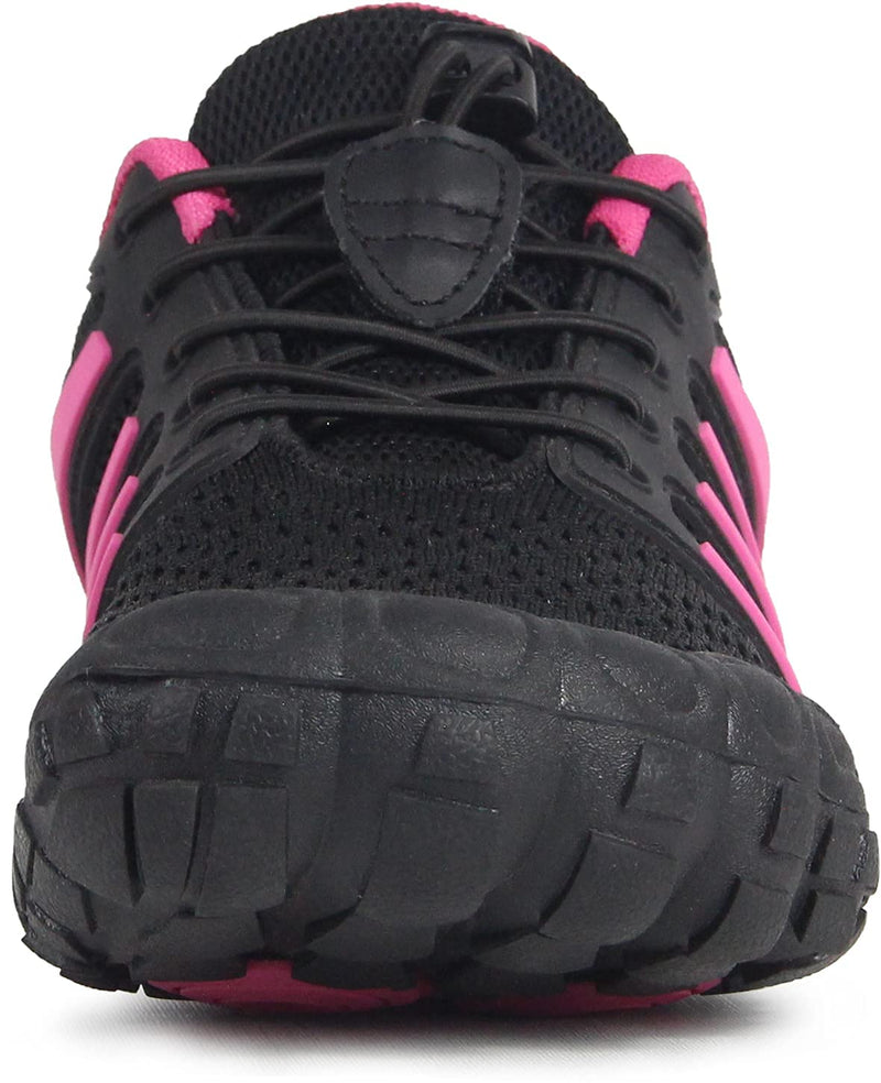 Oranginer Women's Barefoot Shoes - Wide Toe Box - Zero Drop - Minimalist Shoes 7 2-black Rose-1 - BeesActive Australia