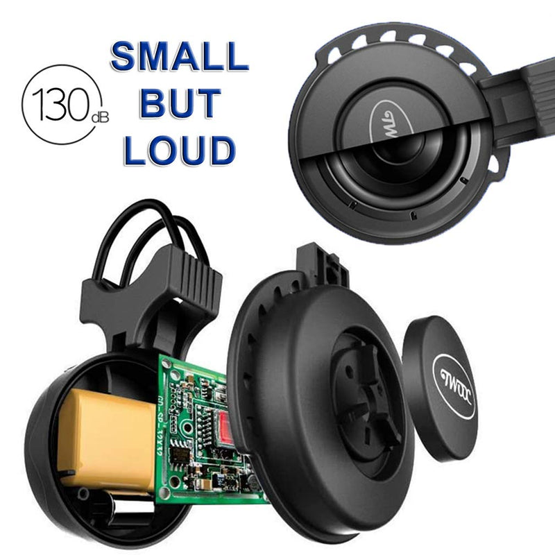 Bike Bell Electronic - Mini Bicycle Horn 130 db Loud USB Rechargeable Handlebar Cycling Alarm Alert Ring for Mountain Bike/Road Bike/BMX/MTB - BeesActive Australia