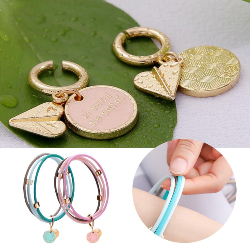2 Pcs Anti Repellent Wristbands Silicone Mosquito Repellent Bracelet Natural Mosquito Band for Kids and Adults - BeesActive Australia