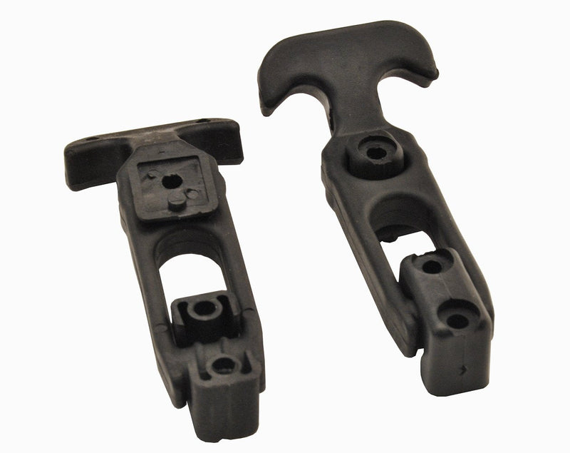Accessbuy Flexible T-Handle Rubber Draw Latch for Cooler,Boat,Golf Cart,Tool Box,Off-Road Vehicles,Farm Machinery or Engineering Machine Hood (2 Pack with 12PCS Screws) - BeesActive Australia