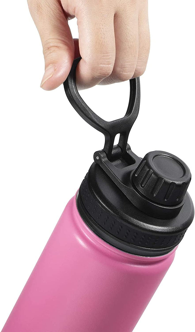 Spout Lid Compatible with Hydro Flask Wide Mouth, Lid for Hydroflask 12 16 18 20 32 40 oz Wide Mouth water proof(Black) Black - BeesActive Australia