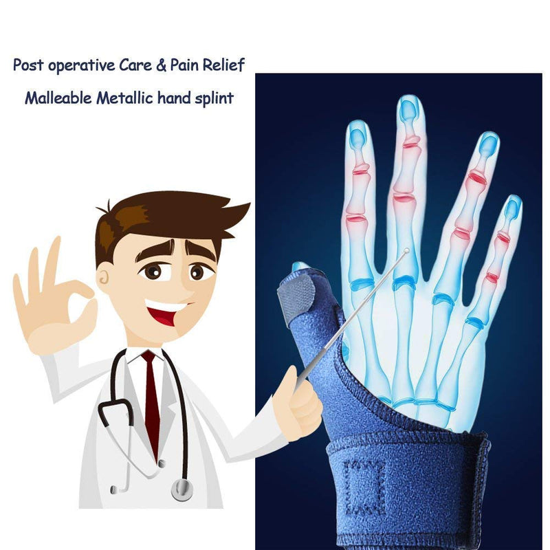 Hossom Thumb Splint, Thumb & Wrist Brace Best for Tenosynovitis/Arthritis/Sprained/Trigger Thumb, Fits Right & Left Hand use - BeesActive Australia