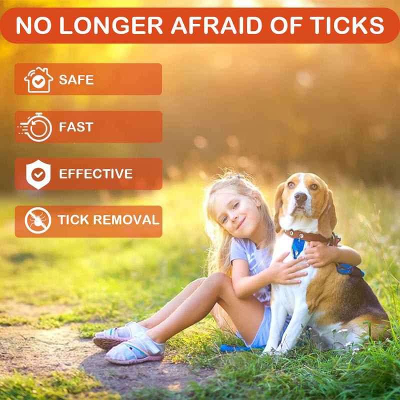 Tick Remover Tool, Tick Removal Tool Suitable for Pets, Animals, and Humans, Quick, Safe, Reliable, and Highly Essential Tick Remover Tool for Portable Outdoor Living Silver, Red, Blue - BeesActive Australia