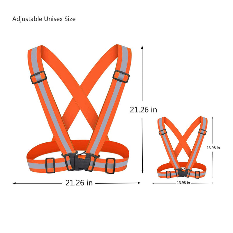 Yufenge Reflective Vest Fluorescent Orange - BeesActive Australia