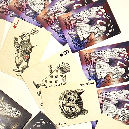 [AUSTRALIA] - Rodaruus Alice in Wonderland Playing Cards, Full 54 Poker-Size Card Deck Galaxy 