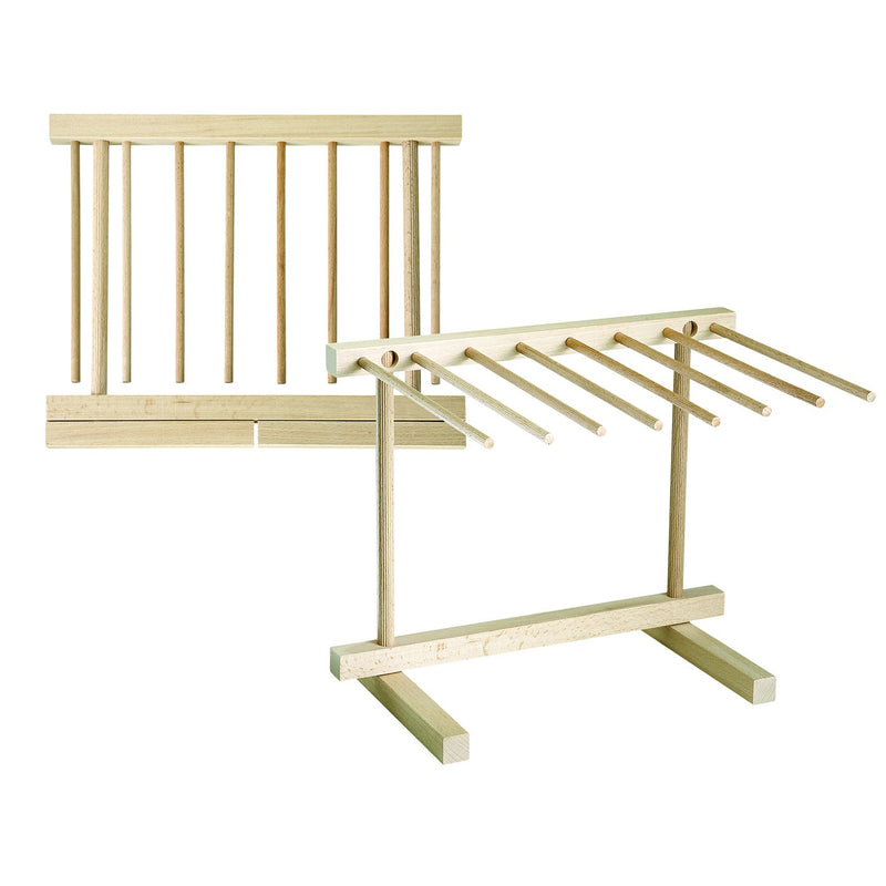 Fantes Collapsible Pasta and Noodle Drying Rack, Made in Italy, Natural Beechwood, 13.375 x 11.5-Inches, The Italian Market Original since 1906 - BeesActive Australia