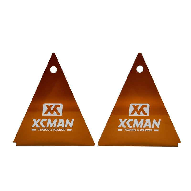XCMAN Alpine Ski Freeride & Snowboard Base Wax Plastic Scraper 2pcs Ski 145*145*117mm - BeesActive Australia
