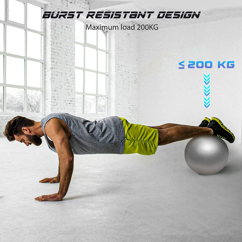 9 Inch Exercise Pilates Ball Mini Exercise Barre Ball for Yoga,Stability Exercise Training Gym Anti Burst and Slip Resistant Balls Physical Therapy Improves Balance, Core Strength, Back Pain Posture Purple - BeesActive Australia