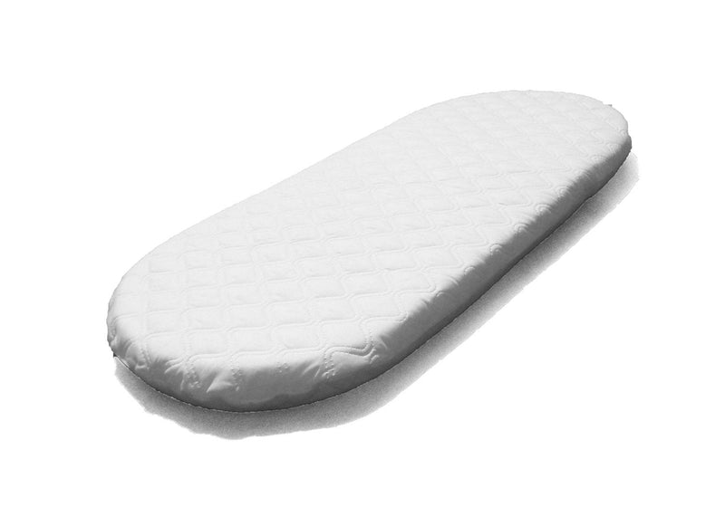 Suzy® Microfibre Hypoallergenic Moses Basket Mattress 66x28 x 4cm Thick Oval Shaped Will Fit Mothercare Moses Baskets British Made - BeesActive Australia