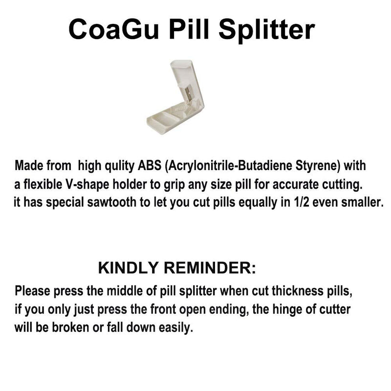 CoaGu Pill Crusher Pulverizer Grinder Save More Labour Power to Crush Multiple Tablets to a Pulverized Powder Blue Cover - BeesActive Australia