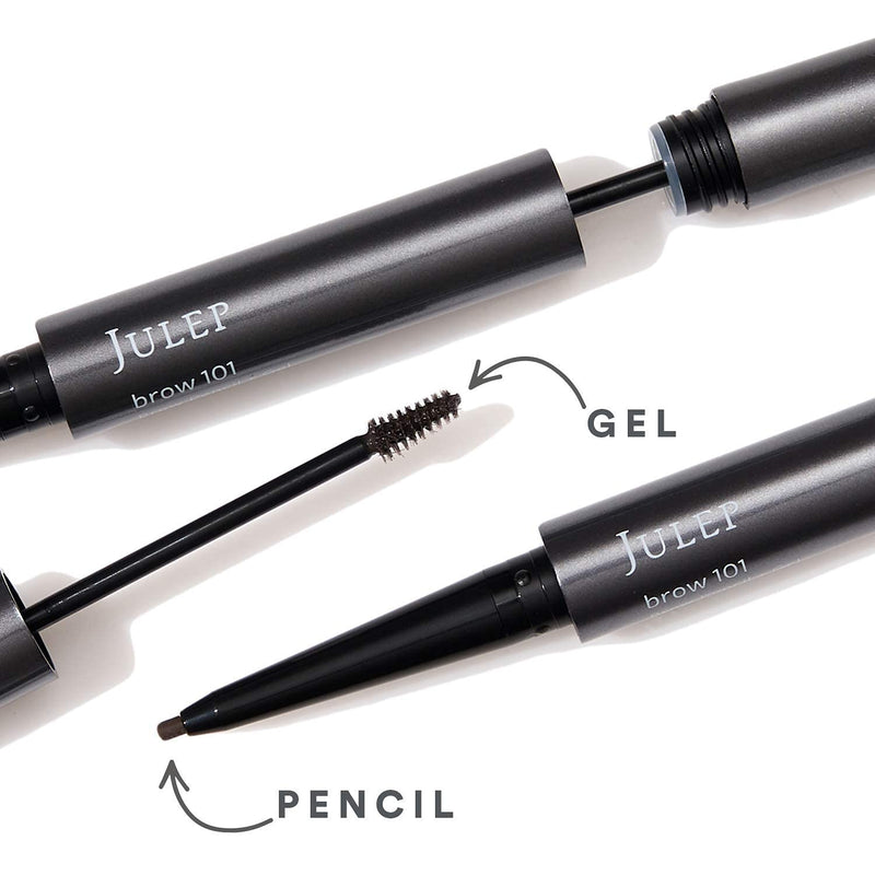 Julep Brow 101 Waterproof Definer Makeup Eyebrow Pencil and Tinted Gel, Taupe - BeesActive Australia